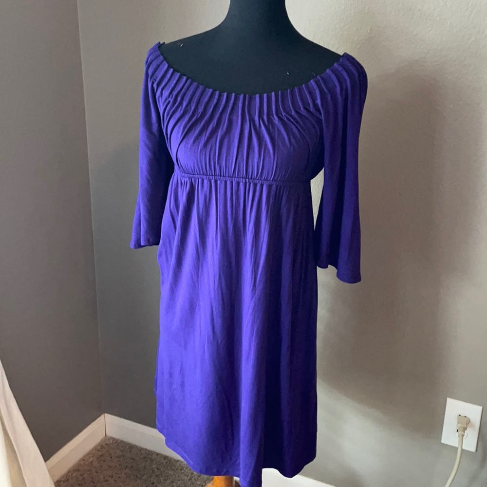 New knit off shoulder dress